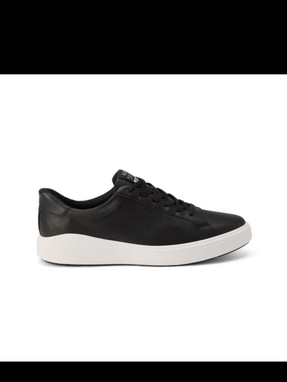 Kizik Men's Vegas 2 – Hands-Free Leather Sneakers - Black White